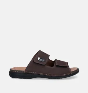 Rieker Slippers bruin